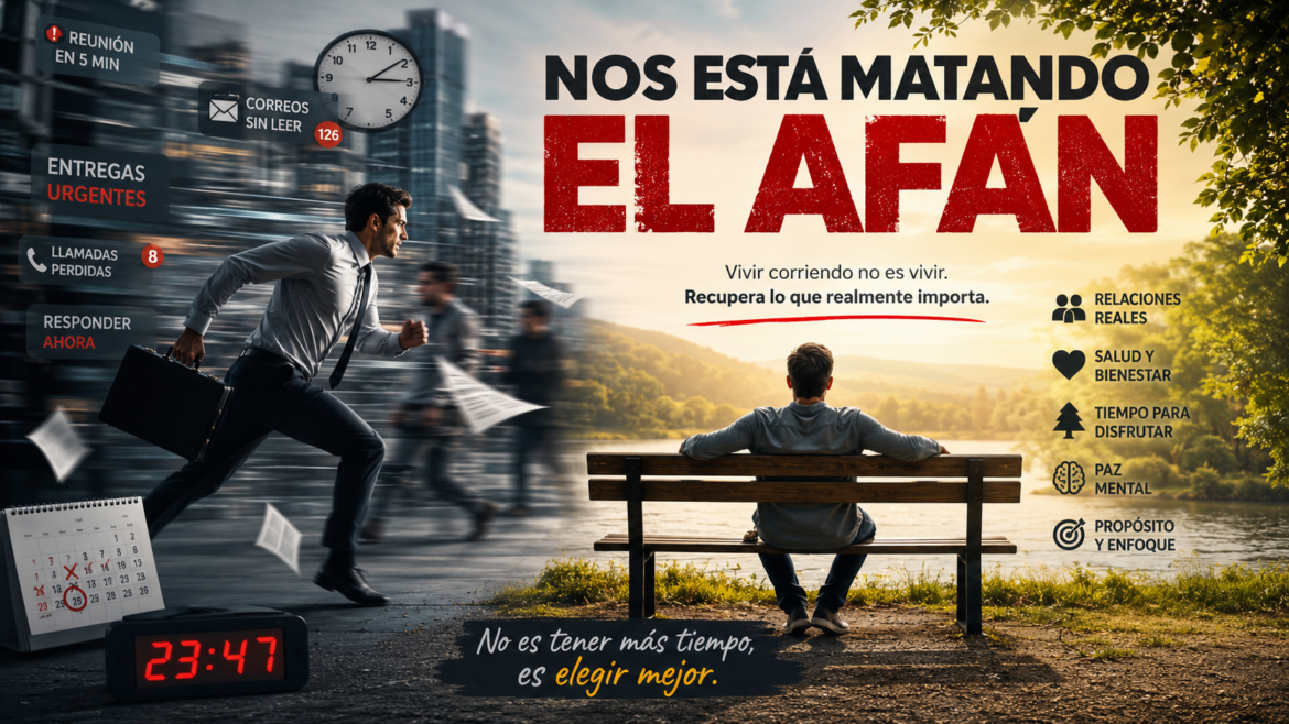Nos está matando el afán